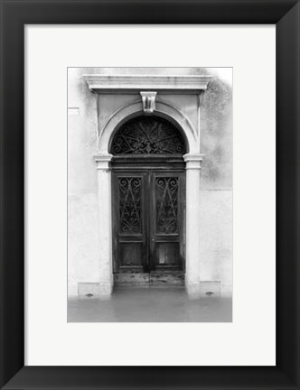 Framed Venetian Doorways I Print
