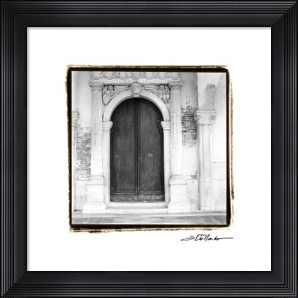 Framed Venetian Doorways II Print