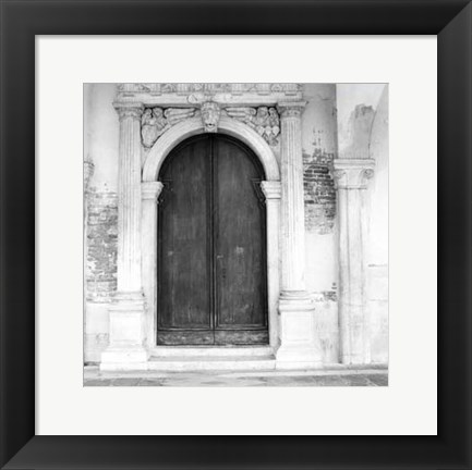 Framed Venetian Doorways II Print