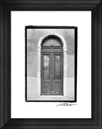 Framed Venetian Doorways III Print