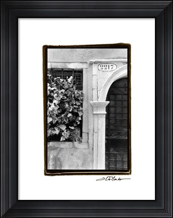 Framed Venetian Doorways IV Print