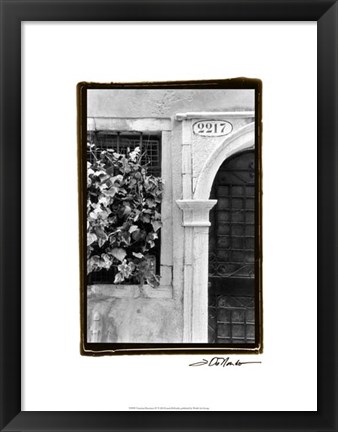 Framed Venetian Doorways IV Print