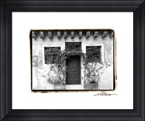 Framed Venetian Doorways V Print