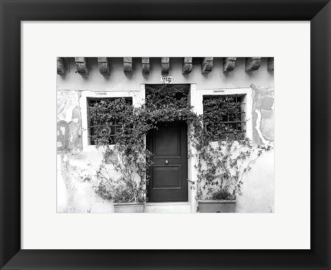 Framed Venetian Doorways V Print
