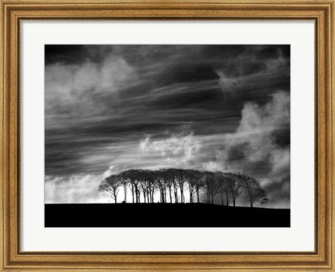 Framed Early Morning Clouds Print