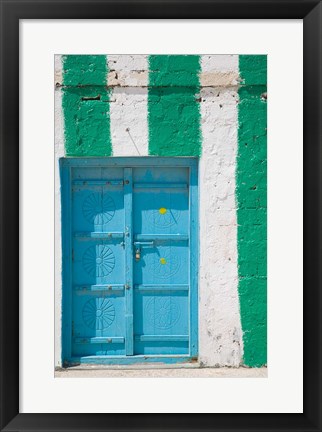 Framed Oman, Sharqiya Region, Asaylah. Coffee Shop Exterior Print