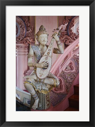 Framed Figure on The Stairway to Heaven, Erawan Museum in Samut Prakan, Bangkok, Thailand Print