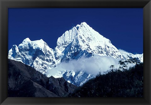 Framed Asia, Nepal. Himalayan Mountains Print