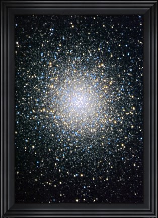 Framed Great Globular Cluster in Hercules Print