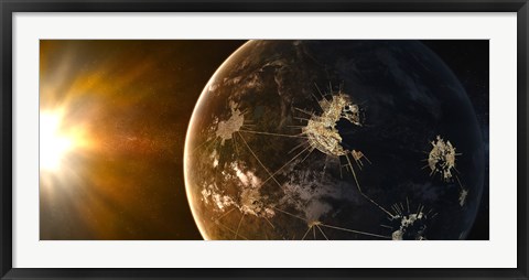 Framed This planet is home to the capital of Asellus Secundus Print