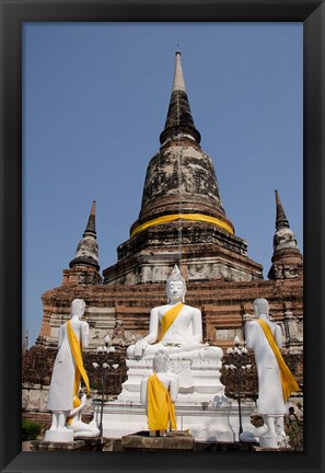 Framed Buddha statue, Wat Phra Chao Phya-thai, Ayutthaya, Thailand Print