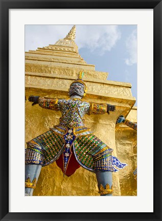 Framed Grand Palace, Upper Terrace monuments, Bangkok, Thailand Print