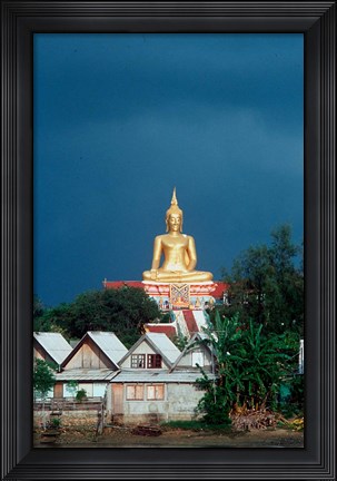 Framed Big Buddha Buddhist Temple, Thailand Print