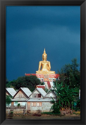 Framed Big Buddha Buddhist Temple, Thailand Print