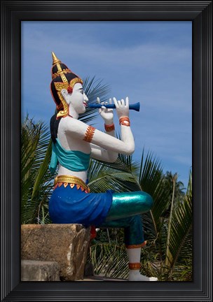 Framed Thailand, Ko Samui, Thai goddess statue Print