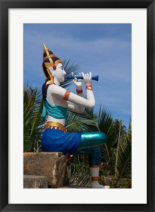 Framed Thailand, Ko Samui, Thai goddess statue Print