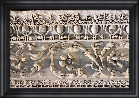 Framed Temple of Dionysus, Acropolis of Pergamon, Turkey Print