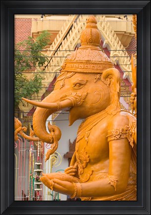 Framed Candle Festival and Sculpture, Buddhist Lent Rituals, Ubon Ratchathani, Thailand Print