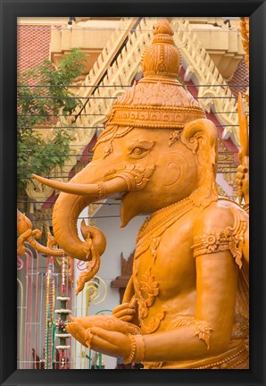 Framed Candle Festival and Sculpture, Buddhist Lent Rituals, Ubon Ratchathani, Thailand Print