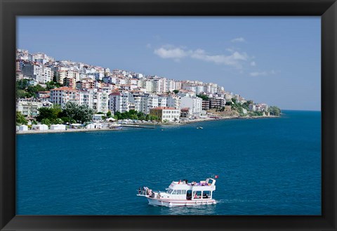 Framed Black Sea Port, Paphlagonia, Turkey Print