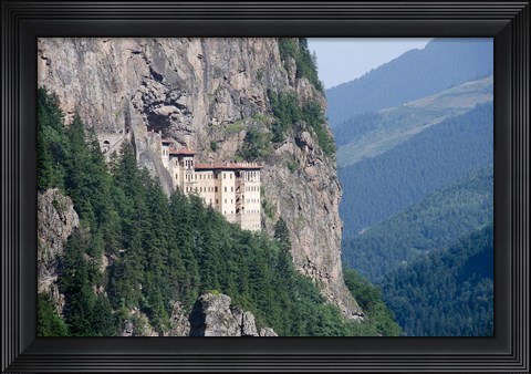 Framed Sumela Monastery, Trabzon, Turkey Print