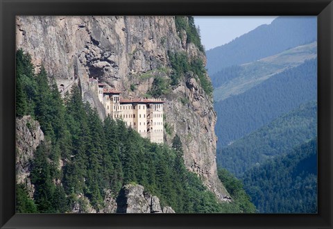 Framed Sumela Monastery, Trabzon, Turkey Print