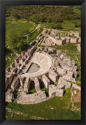 Framed Aerial view of Aphrodisias, Aydin, Turkey Print