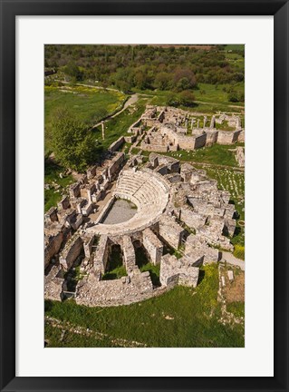 Framed Aerial view of Aphrodisias, Aydin, Turkey Print