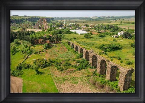 Framed Aerial view of Aspendos, Antalya, Turkey Print