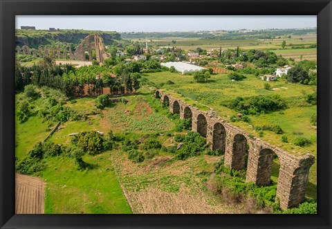 Framed Aerial view of Aspendos, Antalya, Turkey Print