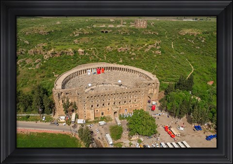 Framed Amphitheater of Aspendos, Antalya, Turkey Print