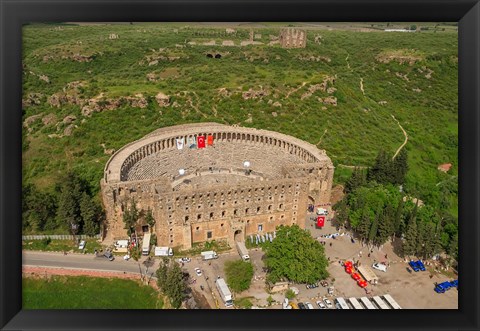 Framed Amphitheater of Aspendos, Antalya, Turkey Print