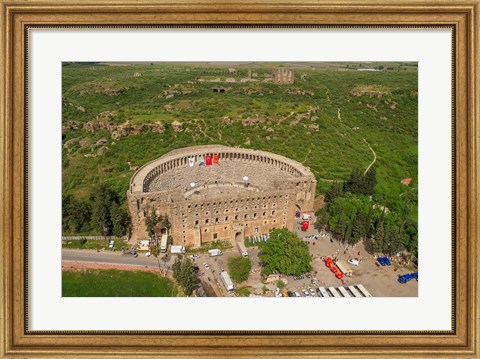 Framed Amphitheater of Aspendos, Antalya, Turkey Print