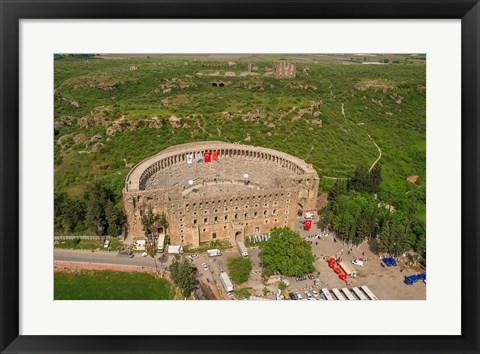 Framed Amphitheater of Aspendos, Antalya, Turkey Print