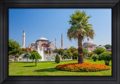 Framed Hagia Sophia, Istanbul, Turkey Print