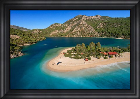 Framed Oludeniz, Fethiye, Turkey Print
