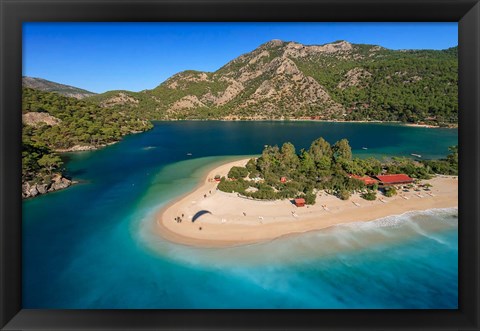 Framed Oludeniz, Fethiye, Turkey Print