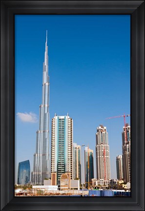 Framed Burj Khalifa, Dubai, United Arab Emirates Print