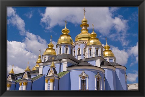 Framed St Michaels Cathedral, Kiev, Ukraine Print