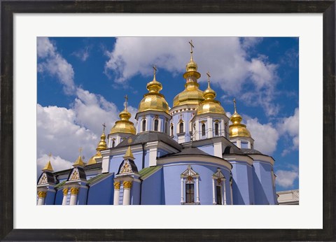 Framed St Michaels Cathedral, Kiev, Ukraine Print