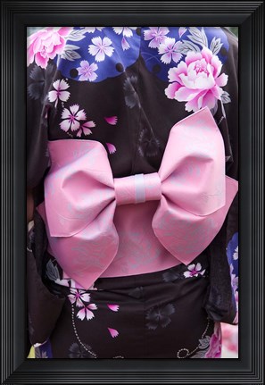 Framed Traditional Japanese Clothing, Kiev, Ukraine Print
