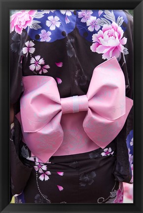 Framed Traditional Japanese Clothing, Kiev, Ukraine Print
