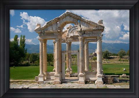 Framed Roman Archaeological Site, Aphrodisias, Turkey Print