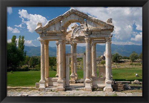 Framed Roman Archaeological Site, Aphrodisias, Turkey Print