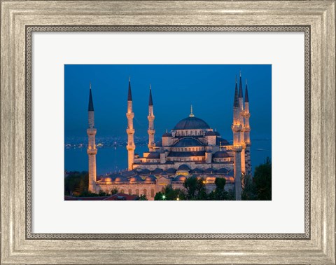 Framed Blue Mosque, Istanbul, Turkey Print