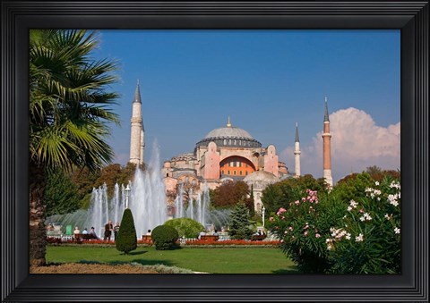 Framed Hagia Sophia Mosque, Istanbul, Turkey Print