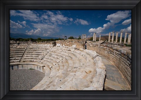 Framed Theater in the Round, Aphrodisias, Turkey Print