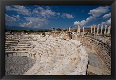 Framed Theater in the Round, Aphrodisias, Turkey Print