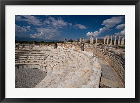 Framed Theater in the Round, Aphrodisias, Turkey Print