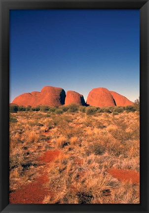 Framed Australia, Uluru Kata Tjura, Outback, The Olgas Print